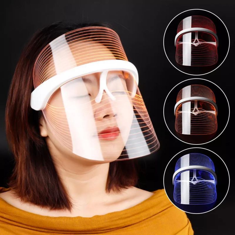 Manufacturer Wholesale 7 Color LED Photon Light Therapy Mask Home