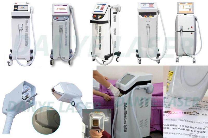 High Power 500W /600W 10 Germany Laser Bars of Diode Laser 808/ 810 Hair Removal Handpiece