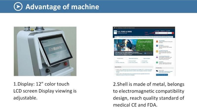 Multiple Functions FDA&TUV Approved RF Fractional CO2 Laser Machine