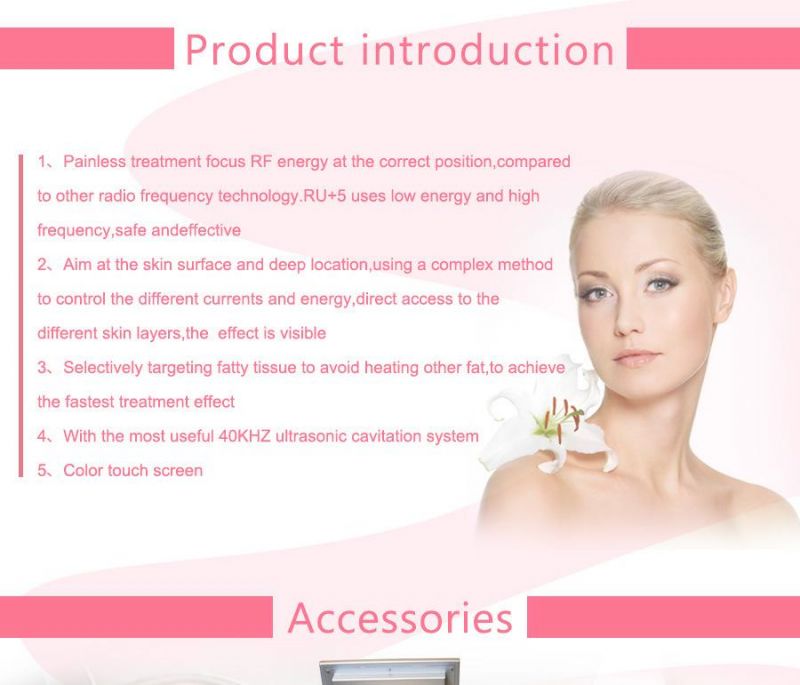 Multipolar Radio Frequency Cavitation Slimming Beauty Equipment