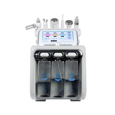 New 6 in 1 Water Oxygen Bubble Facial Beauty Machine Hydro Dermabrasion Beauty Equipment