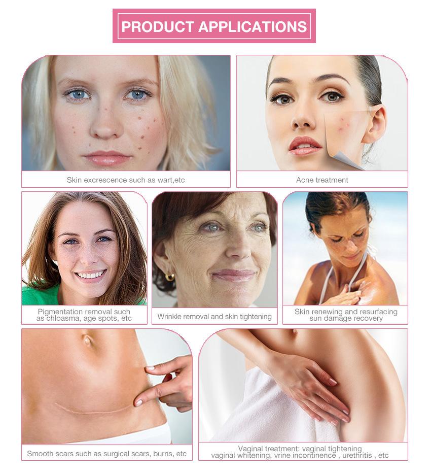 Beauty Equipment CO2 Skin Tightening Wrinkle Removal Fractional Laser