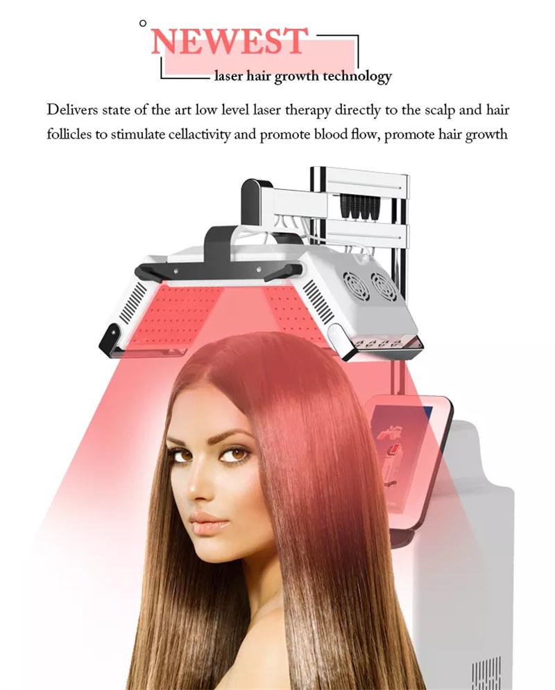 2022 Professional Diode Laser Hair Growth Machine/Hair Loss Treatment