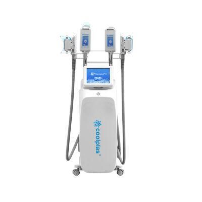 2022 Beauty Sincoheren Newest 4 Handles Painless Coolplas Fat Cellulite Removal 360 Cryolipolysis Body Slimming Machine