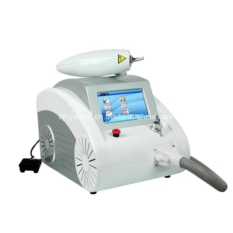 Portable ND YAG Laser Tattoo Removal Machine Q Switch Laser Tattoo Removal Machine