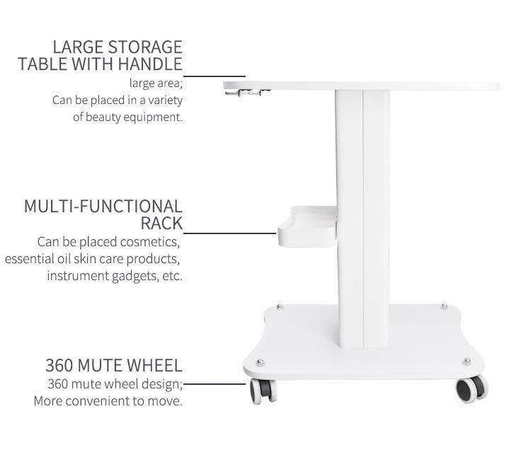 Hifu Trolley White Modern Beauty Trolley Price