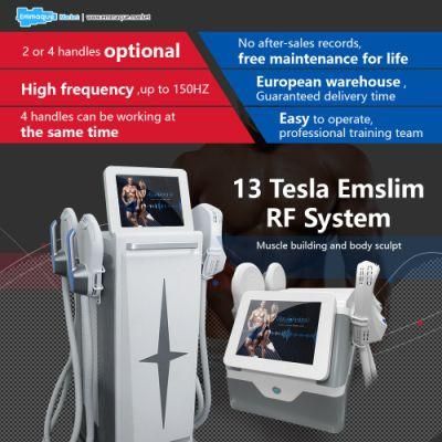 Fat Burning Muscle Building High Intensity Magnetic Technology EMS Professional Emslim Machine