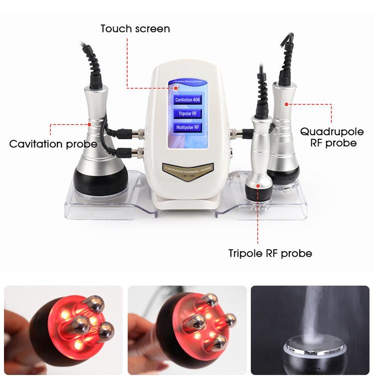 Portable 40K Cavitation RF Body Shaping Wrinkle Removal Machine