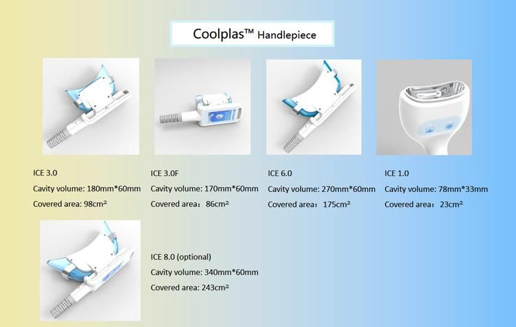 Coolplas -11 - 5 Fat Removal Cryolipolysis Machine Beauty Crioterapia Machine Cryolipolysis Machine 4 Handle