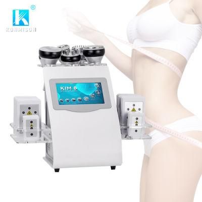 2022 New Arrival Small Size 9 in 1 Lipo Laser RF Cavitation Body Slimming Machine