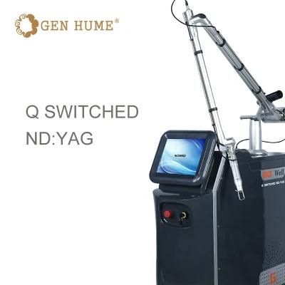 2022 Q-Switch Laser Manufacture Good Price Q-Switch Handle Tattoo Removal China Laser Manufacture Q Switch ND YAG Laser Black Face