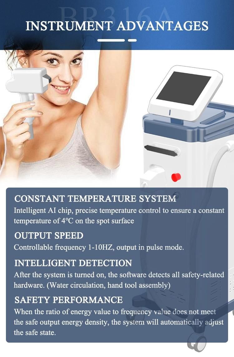 New Arrived 808nm Diode Laser Hair Removal Beauty Equipment