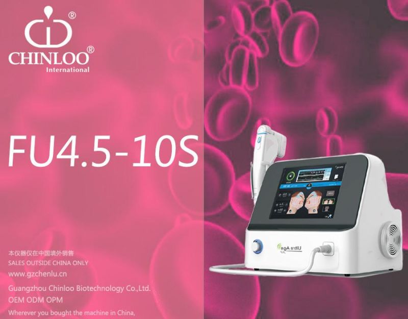 Ultrasound Hifu Beauty Equipment for Wrinkles Removal and Skin Tightening