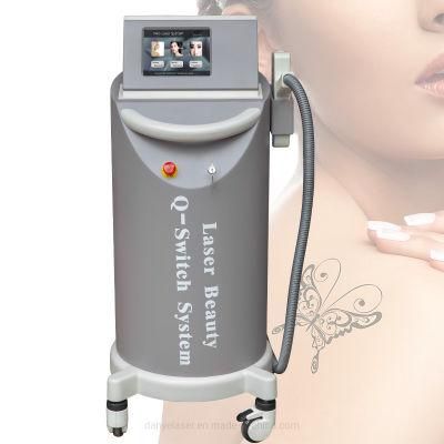 Beauty Equipment Q-Switch Laser for Tattoo Removal Acne Removal Machine 1064 Nm ND YAG Laser