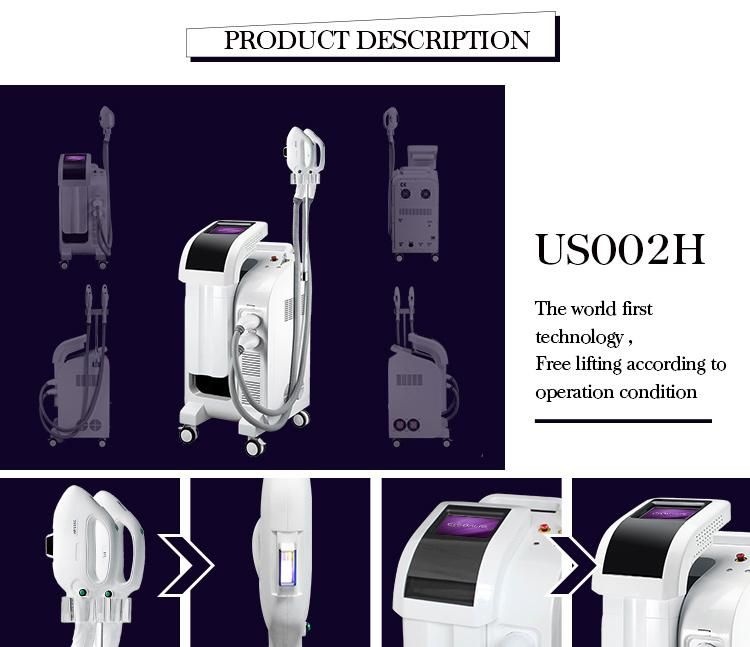 Shr/IPL Opt Dpl Laser Hair Removal Machine Permanent Hair Removal Beauty Equipments