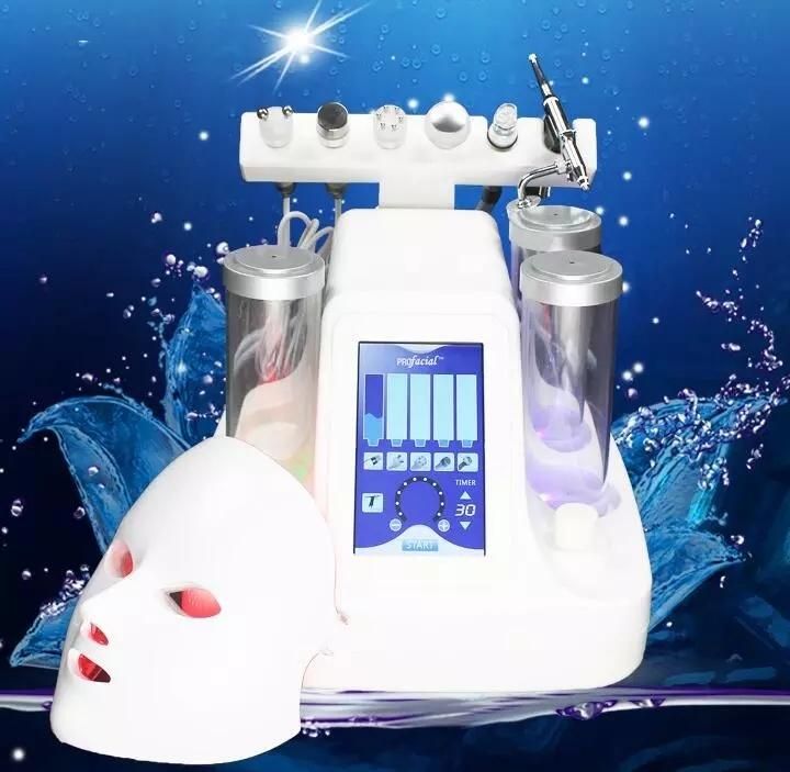 Beauty Machine Water Aqua Jet Peel Skin Rejuvenation Machine with LED Mask Dermabrasion Peeling Cleaning Machine