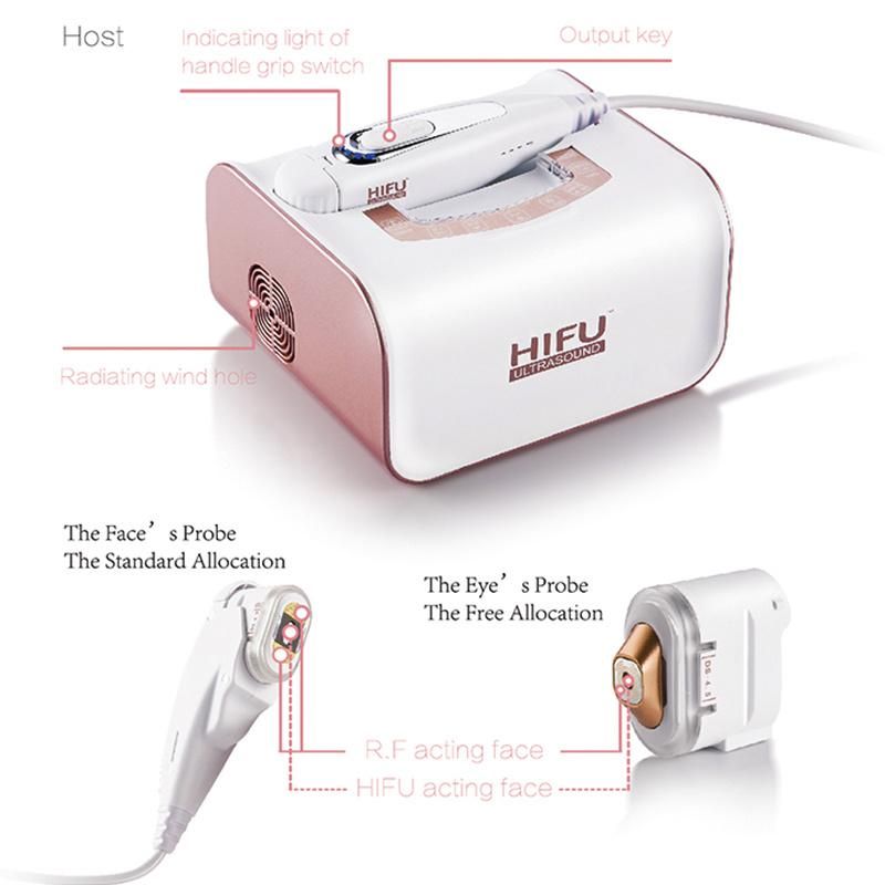 Portable CE Approved Mini Hifu RF LED Mini Beauty Machine