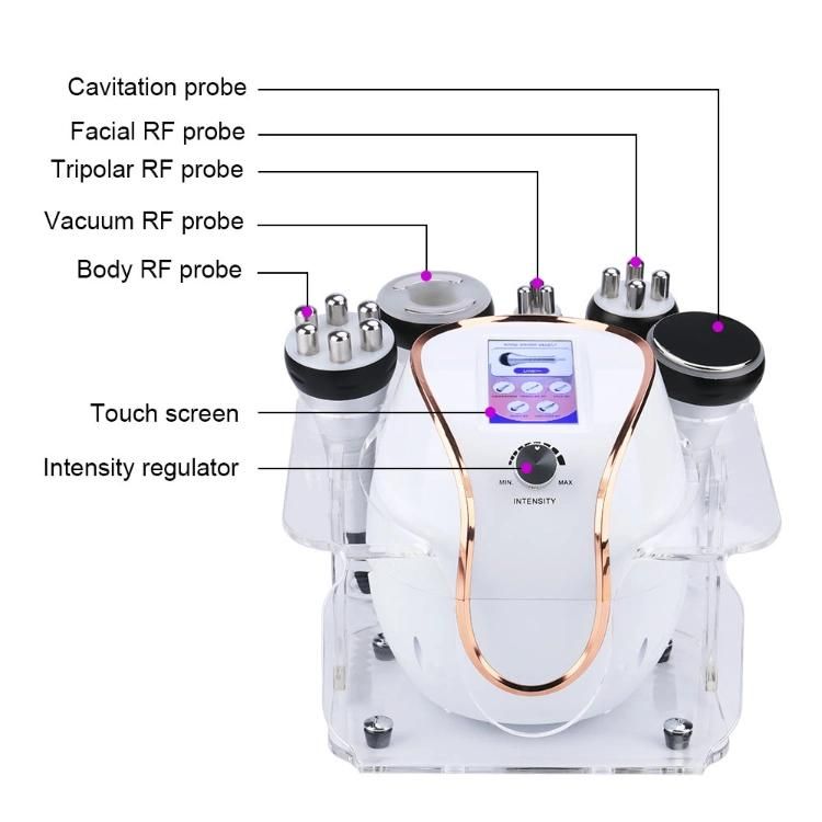 New Design Compact 5 In1 RF 40kHz Cavitation Fat Burning Body Slimming Shaping Machine for Weight Loss