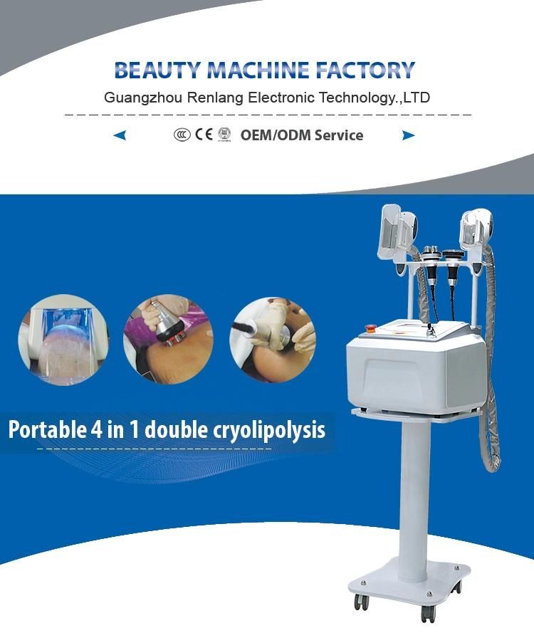 5 In1 Fat Freezing Machine Criolipolise with Double Chin and RF, Cavitation