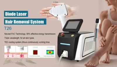 High Power 808nm Diode Laser Hair Removal Machine Germany 2000W Diode Laser 755 808 1064 Portable