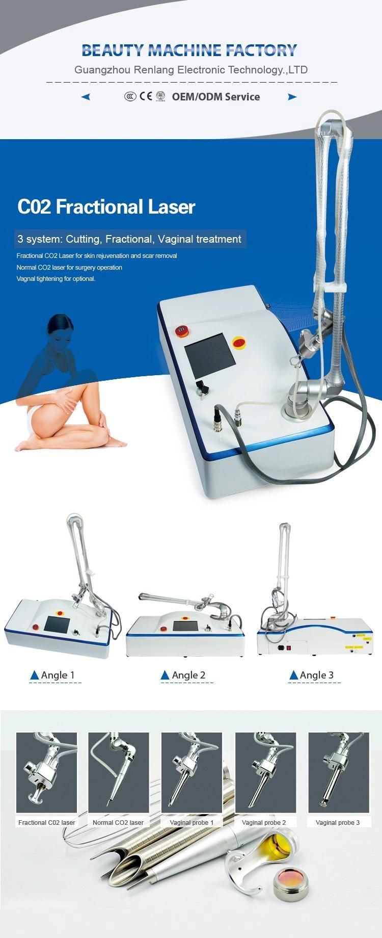 Portable Fractional CO2 Laser Equipment Korea for Vaginal Tightening