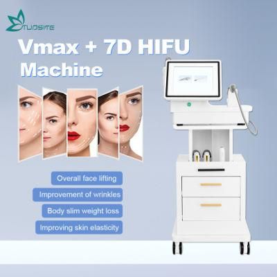 Combined 2 in 1 7D Hifu Facial Corporal Plus Vmax Radar Hifu Face Lift Beauty Machine