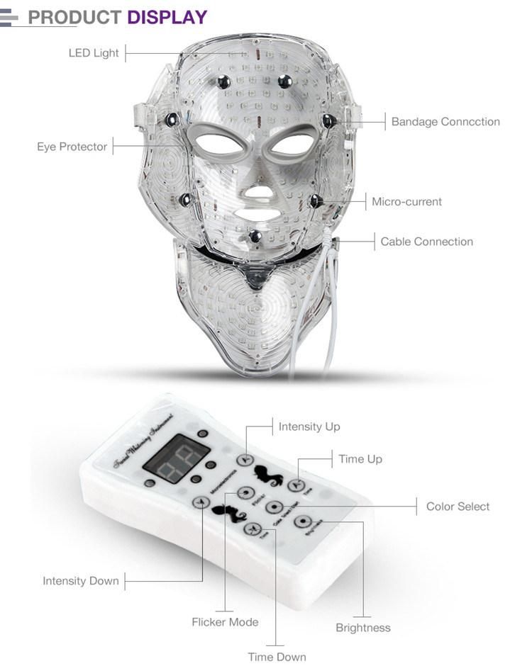 Skin Lifting Mask Therapy Photon LED Facial Light with Ce