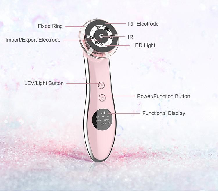 2020 OEM RF Skin Tightening Machine LED Photon Therapy Beauty Device