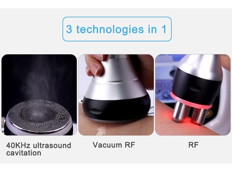 4 in 1 RF 40K Ultrasound Cavitation Vacuum Machine Mini Vacuum Cavitation Slimming Device