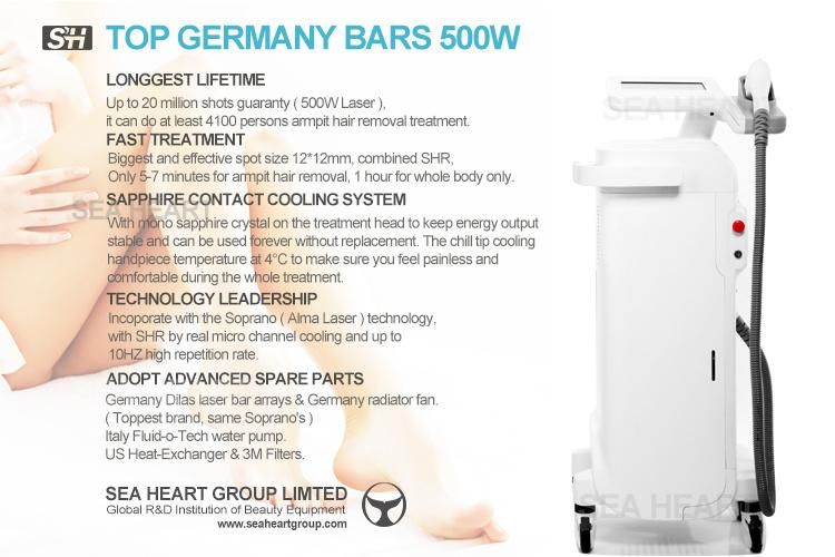 Micro Channel Cooling Technology 810/808nm Diode Laser Hair Removal