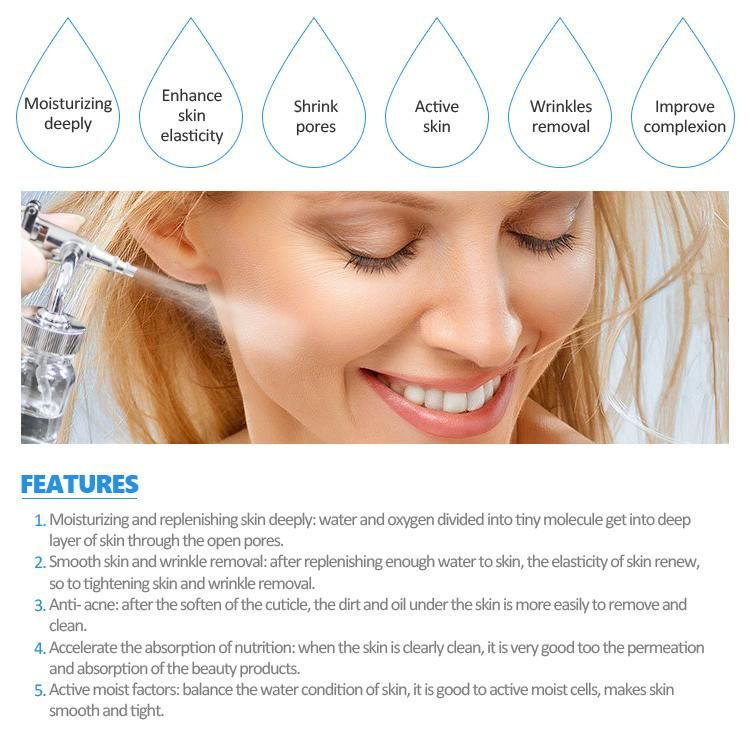 Home Use Mini Skin Rejuvenation Oxygen Jet Beauty Equipment