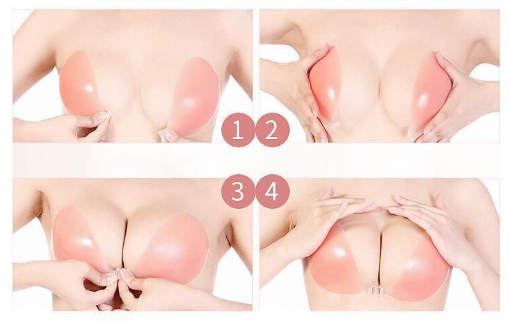Wholesale Price Seamless Invisible Silicone Magic Wing Bra Adhesive S Backless Bra