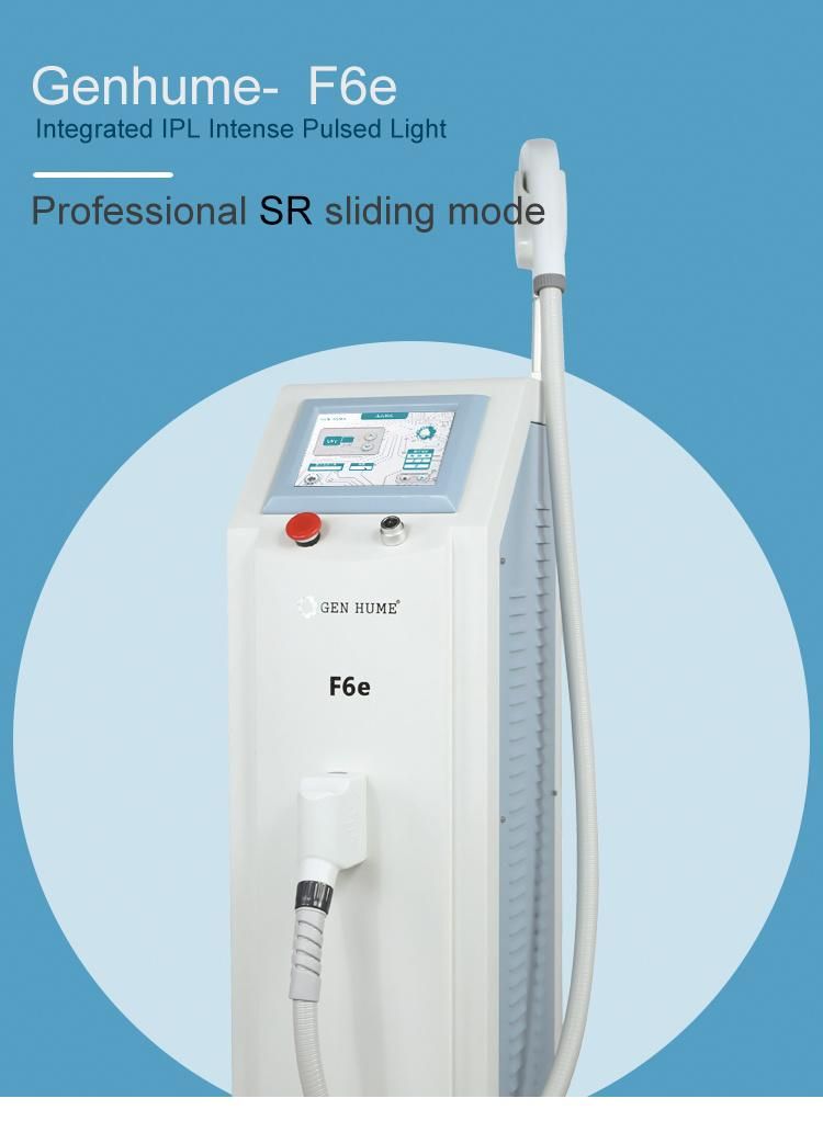 Salon Hospital IPL Shr Equipment with Two Handles Multifunctional Laser Machine Hair Removal Skin