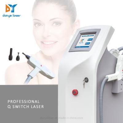 ND YAG Laser Tattoo Removal Laser Skin Whitening Carbon Peeling Beauty Machine