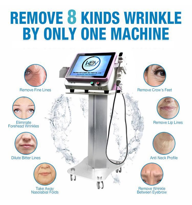 The Delicate Remove Fine Lines, Crow′s Feet, Nasolabial Folds,; Wrinkle 3D Hifu Beauty Machine