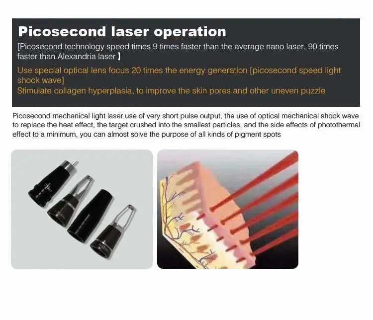 Tattoo Pico Laser Removal Picosecond 755 Machine