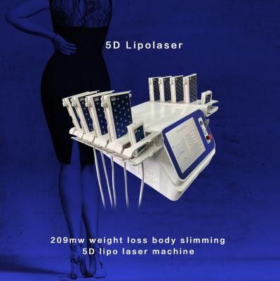 2022 5D Lipo Laser Slimming Cellulite Laser Slim Lipo Lipolysis Machine Body Slimming Lipolaser