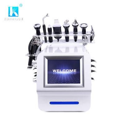 Hot Bubble Oxigen Cleaning 10 in 1 Wrinkle Removal Oxygen Jet Facial Machine with Spray Gun Small Face Beauty Equipment