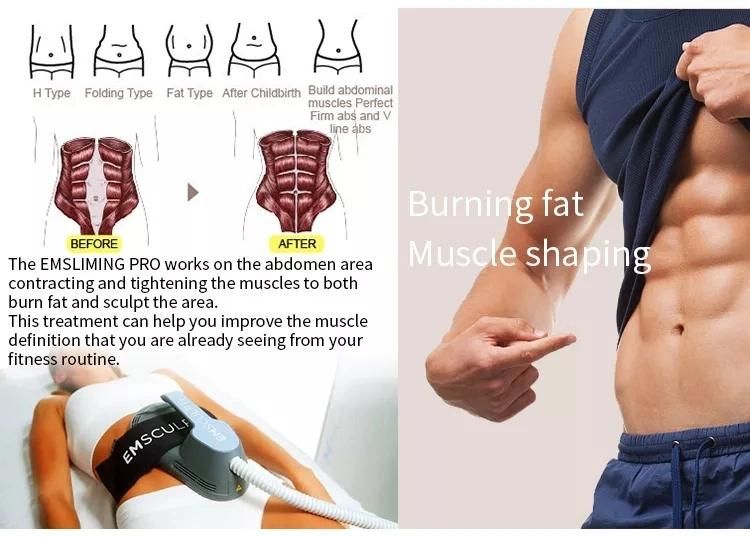 New Technology Hi-EMT 2022 New Sculpt Fat Removal Build Muscle Slimming System EMS Body Sculpting