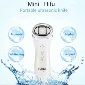Portable Ultrasonic RF Wrinkle Removal Device Professsional Mini Hifu Facial Rejuvenation Anti-Aging Focused RF Radio Frequency