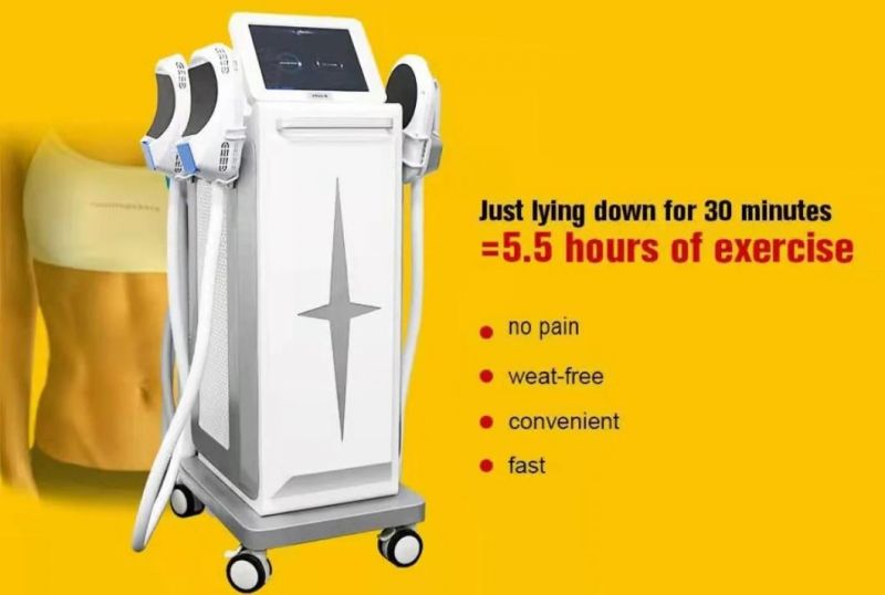 Four Treatment Handles Em Slim Machine for Muscle Building