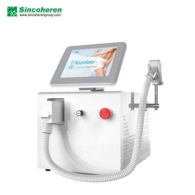 2022 Newest Hair Removal Laser 3 Wave Portable Diode Laser 1064nm/755nm/808nm Machine High Power 808nm Laser Diode Factory Price Machine (T)