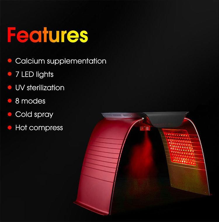 7-Color LED Skin Rejuvenation Instrument with Cold Spray