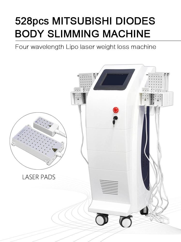 4D 528 Mitsubishi Diodes Laser Body Slimming Machine