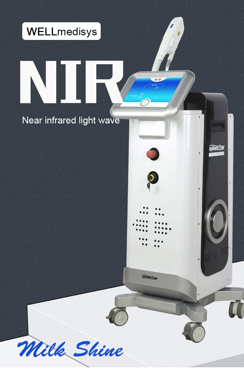 Nir Than Visible Light Penetration Deeper 900-1600nm Shrink Pores Skin Whitening Principle of Near Infrared Light Wave Beauty Equipment Laser