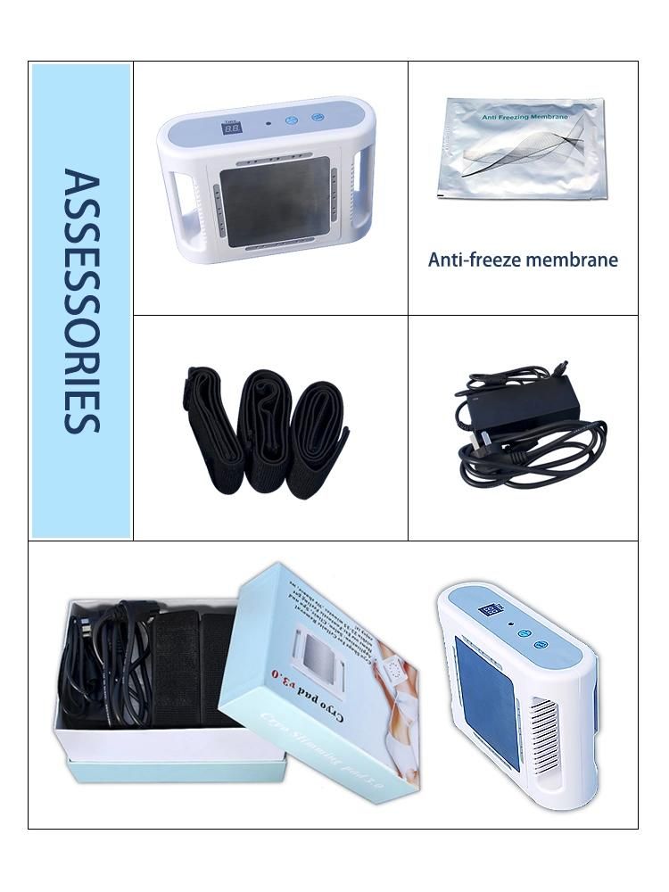New Product Mini Cryo Fat Freezing Pad Lipo Laser Slimming Pads for Home Use Cryotherapy Machine