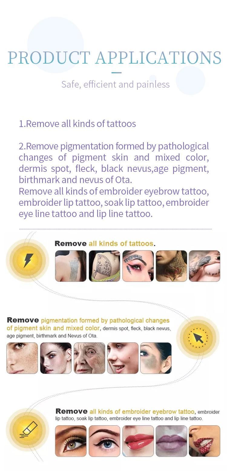 Beauty Salon Picolaser All Color Tattoo Removal Equipment