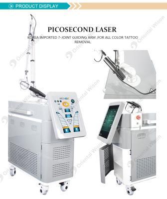 Picosecond Laser 755nm Tattoo Ink Pigment Removal Chlosma Melasma Removal Pico Laser Machine