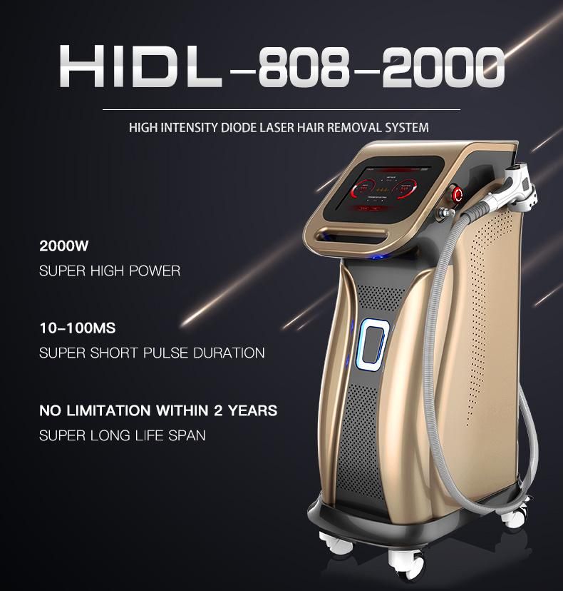 Best Price Fast Effective Diode Laser 808nm Hair Removal 2000W/1200W