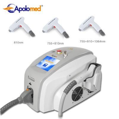 Portable 808 Diode Laser for Painless Skin Hair Removal
